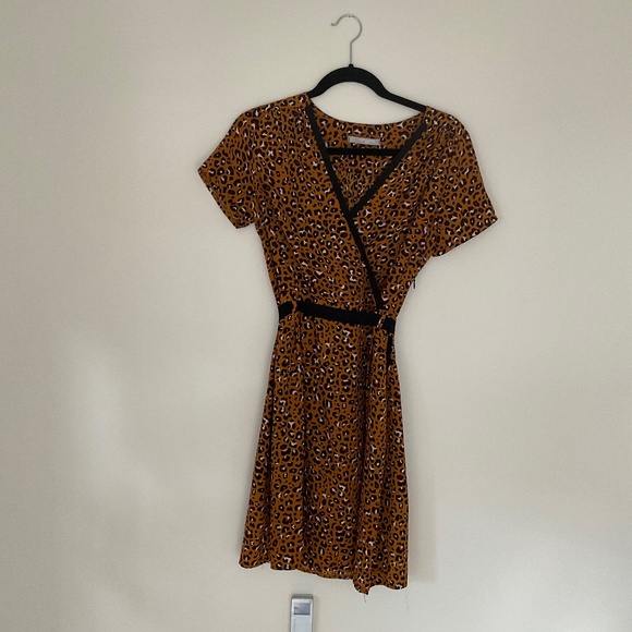 Mamouchka Paris Leopard Print Dress Size Small - Picture 1 of 5